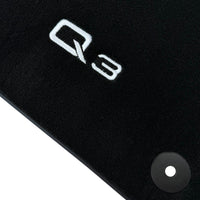 Black Floor Mats for Audi Q3 F3 (2018-2024) - AutoWin