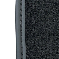 Black Floor Mats for Jeep Wrangler JK (2007-2018) 5 Doors - Double Fixation - AutoWin