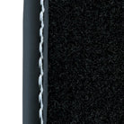 Black Floor Mats for Ferrari Portofino M (2018-2023) with Leather - AutoWin