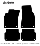 Floor Mats for Audi A6 - C6 Allroad Quattro (2006-2008) - AutoWin