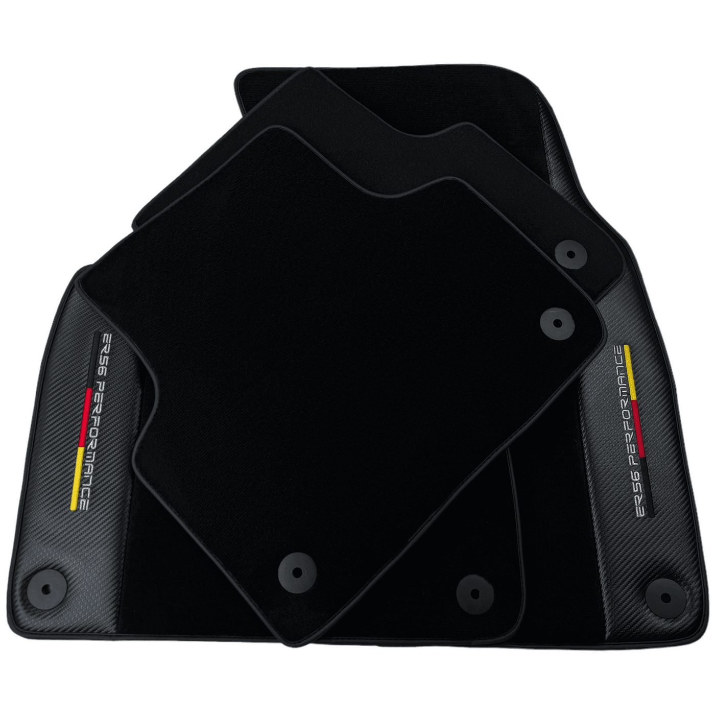 Black Floor Mats for Porsche 993 (1994-1998) with Carbon | ER56 Performance - AutoWin