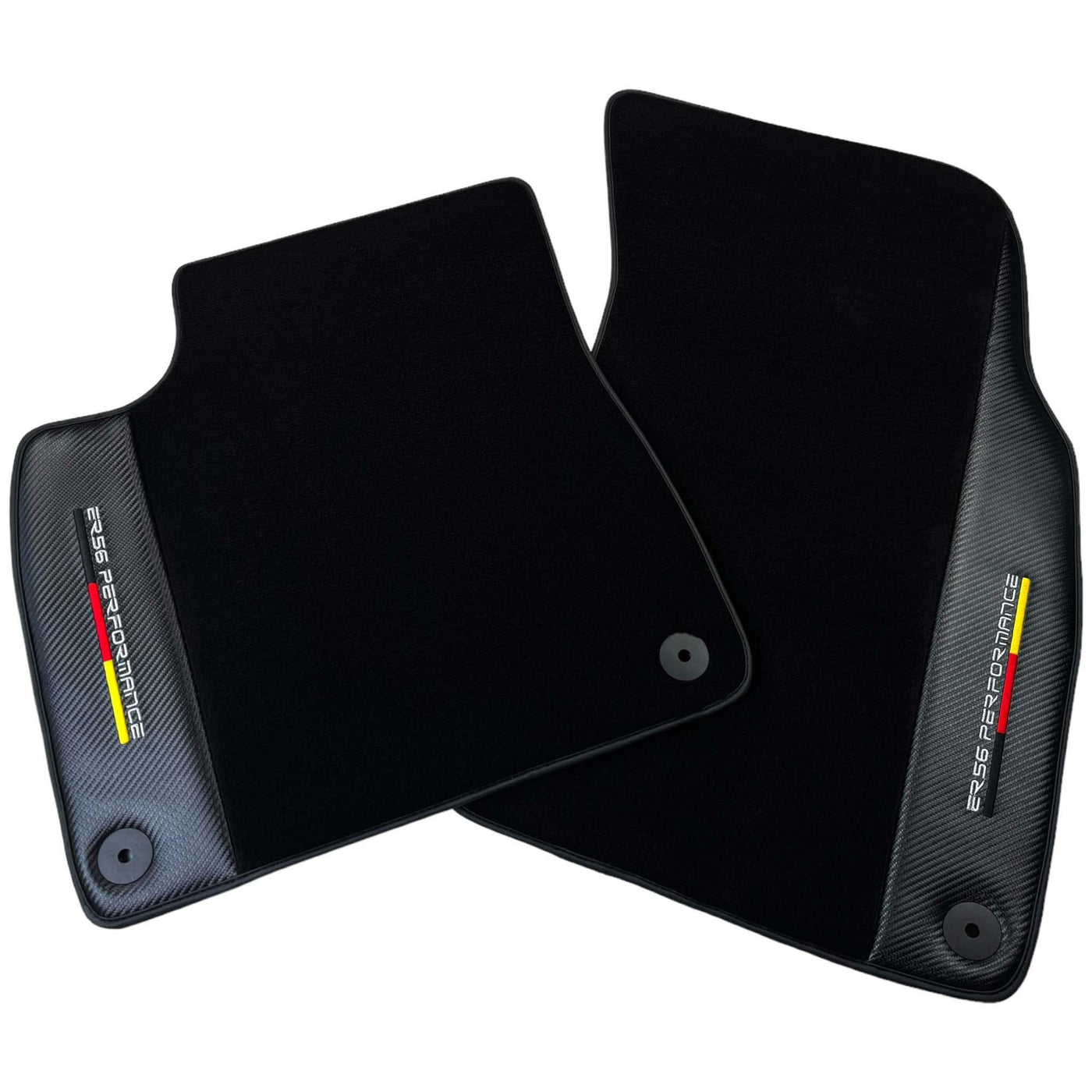 Black Floor Mats for Porsche 986 Boxster (1996-2004) with Carbon | ER56 Performance - AutoWin
