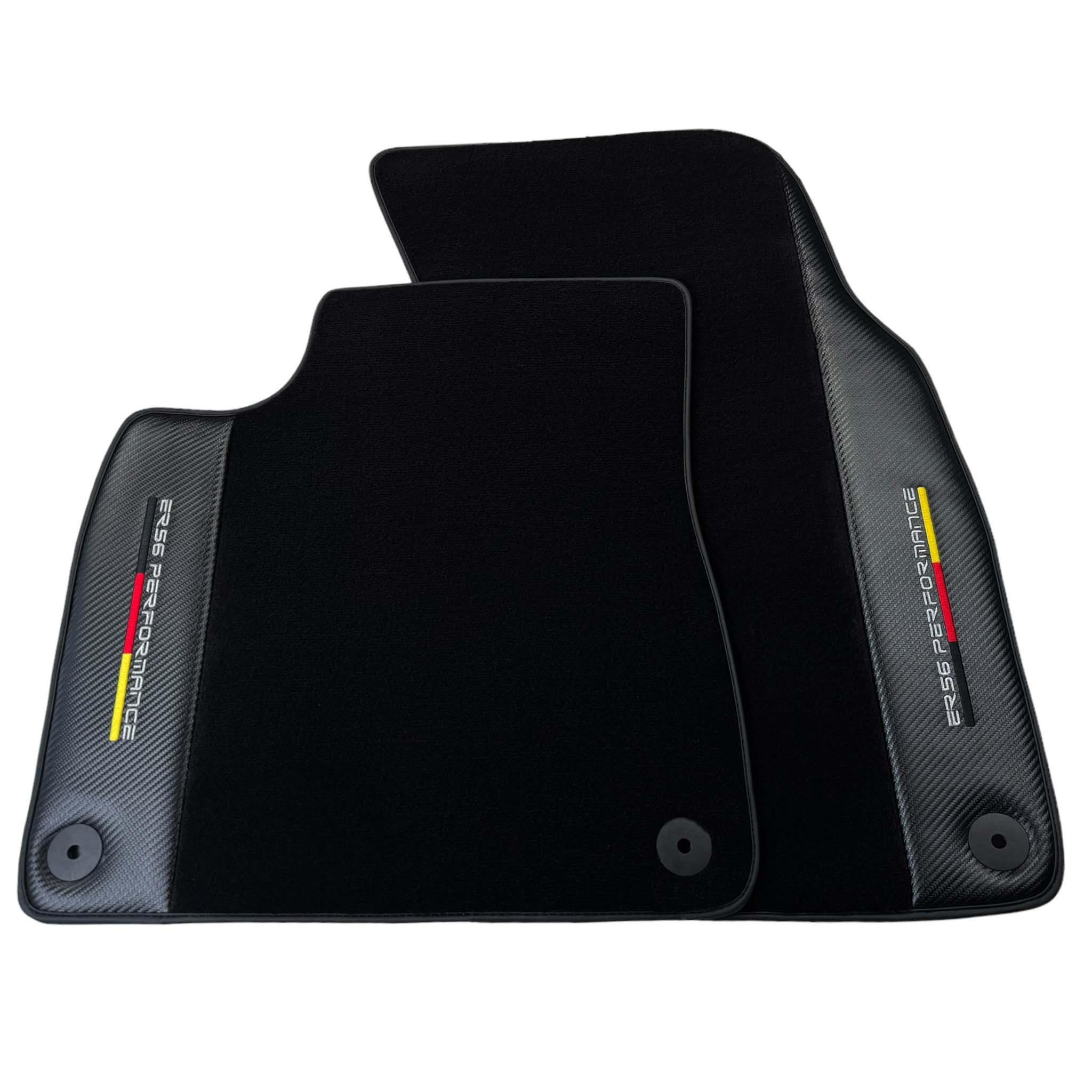 Black Floor Mats for Audi A6 - C6 Sedan Facelift (2008-2011) | ER56 Performance - AutoWin