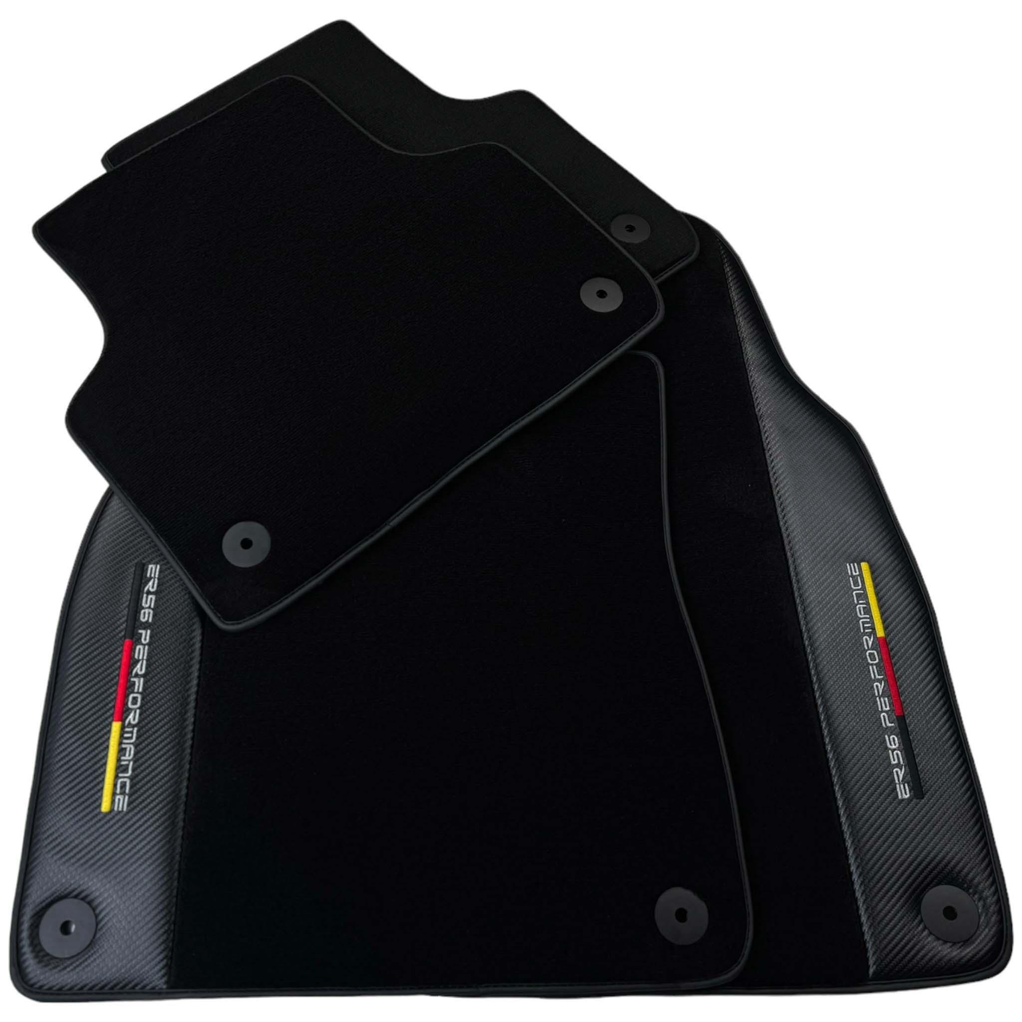 Black Floor Mats for Audi Q8 (2018-2023) Carbon | ER56 Performance - AutoWin