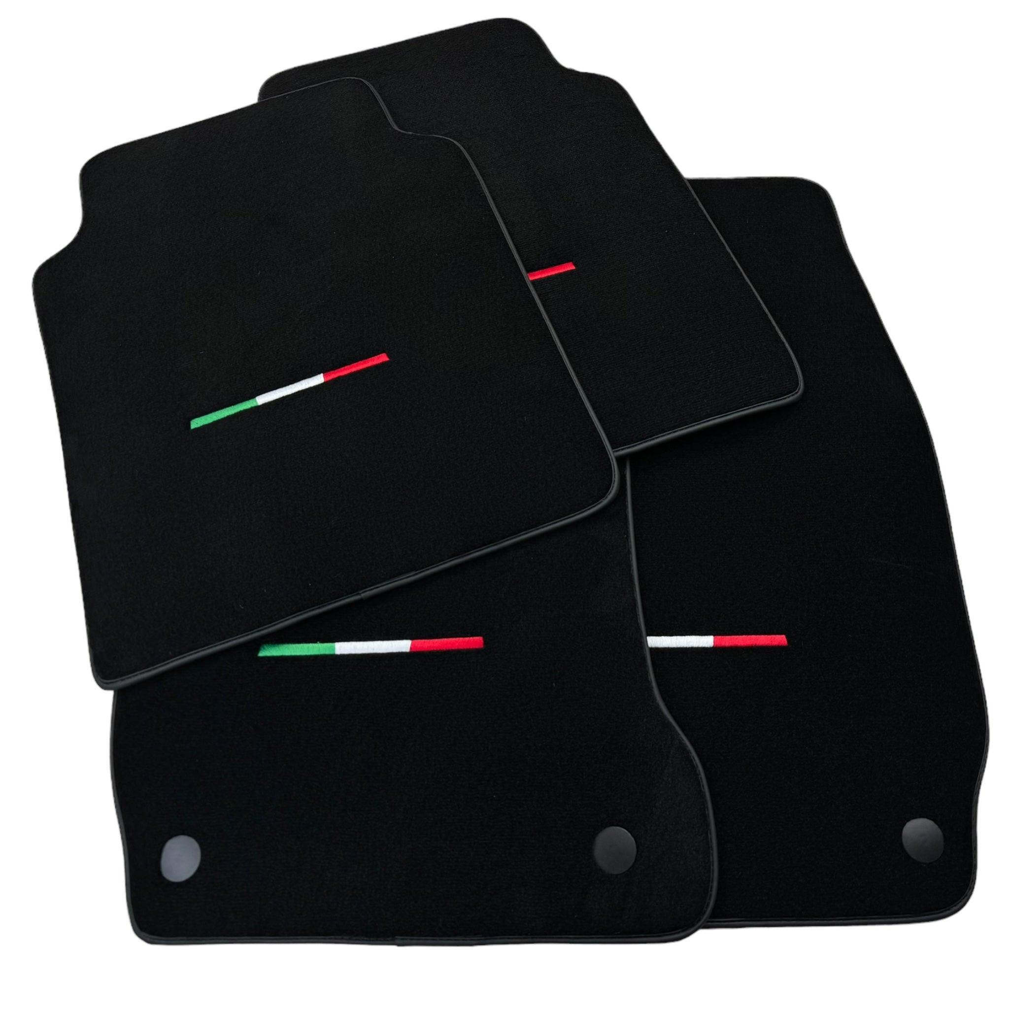 Black Floor Mats for Maserati Quattroporte | Italian Edition - AutoWin