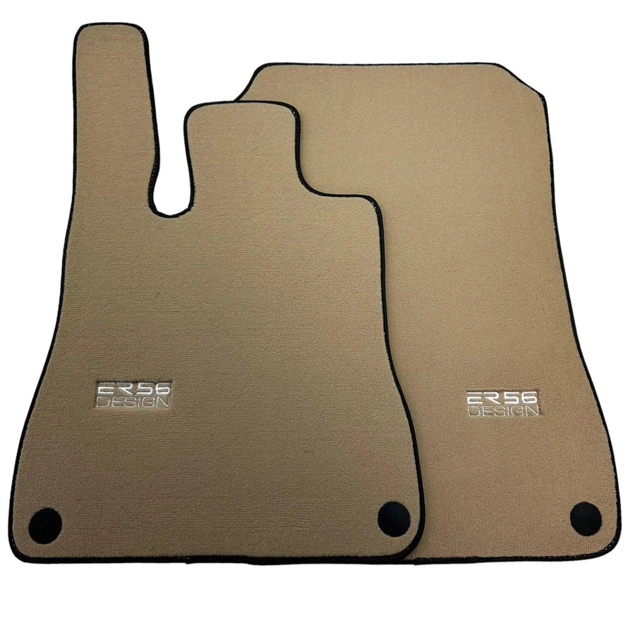 Beige Floor Mats For Mercedes-Benz SLK R171 (2004-2011) - AutoWin