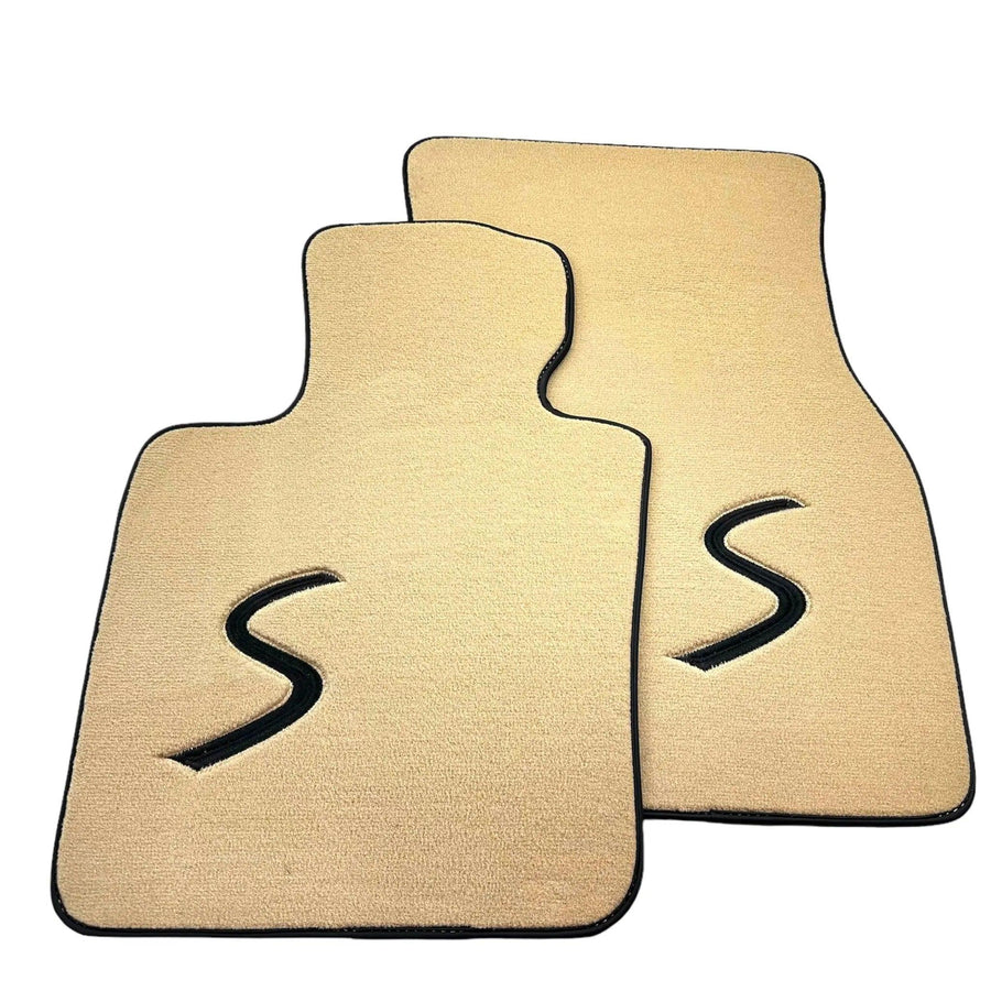 Beige Floor Mats for Mini Clubman F54 (2015-2019) - AutoWin