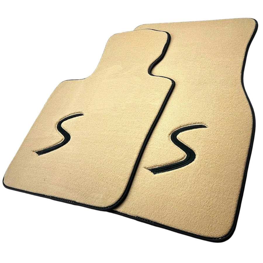 Beige Floor Mats for Mini Clubman F54 (2015-2019) - AutoWin