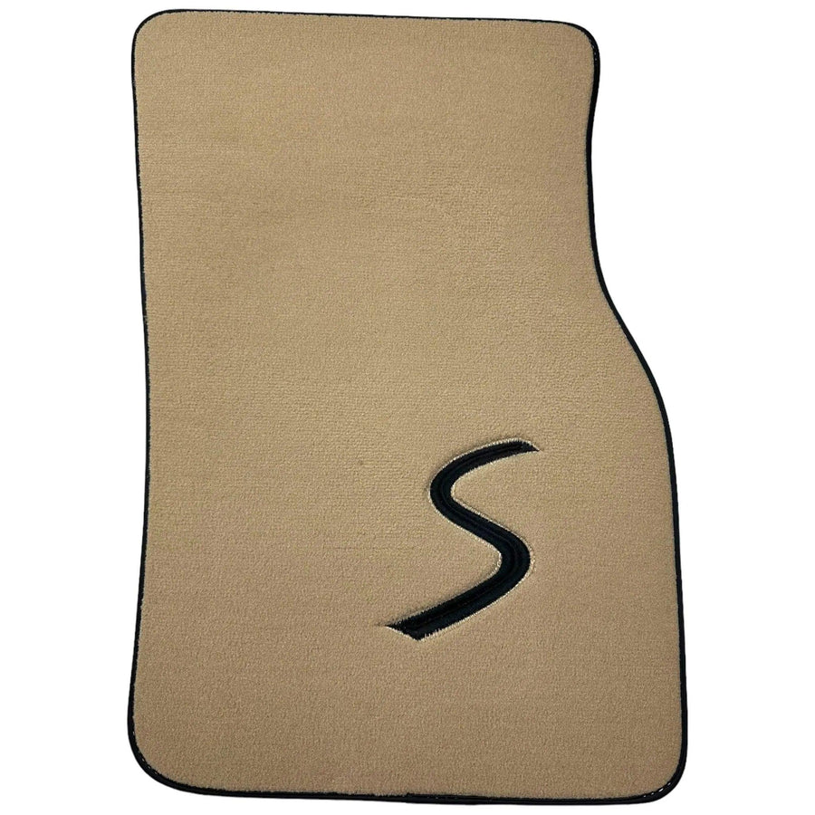 Beige Floor Mats for Mini Clubman F54 (2015-2019) - AutoWin