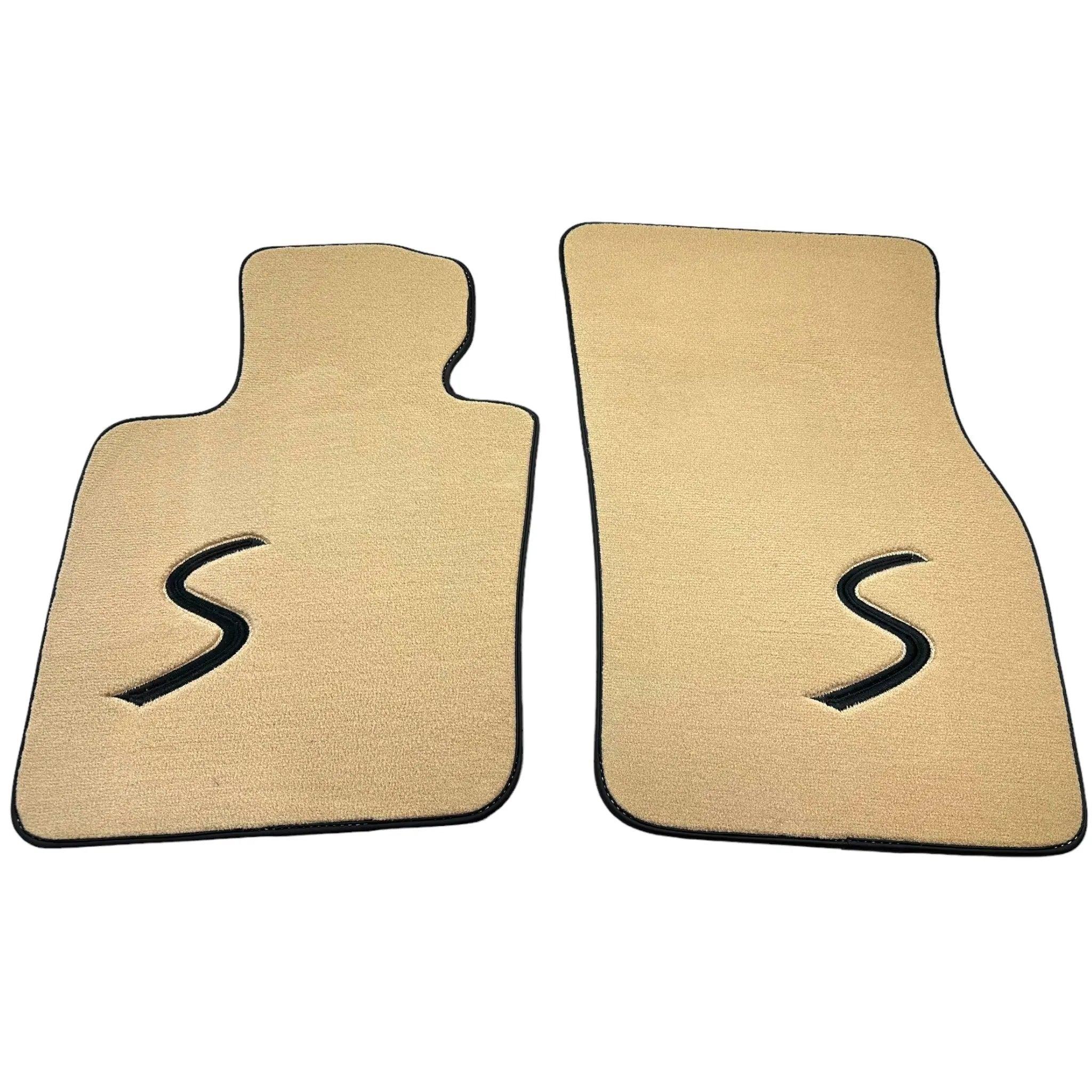 Beige Floor Mats for Mini Clubman F54 (2019-2023) - AutoWin