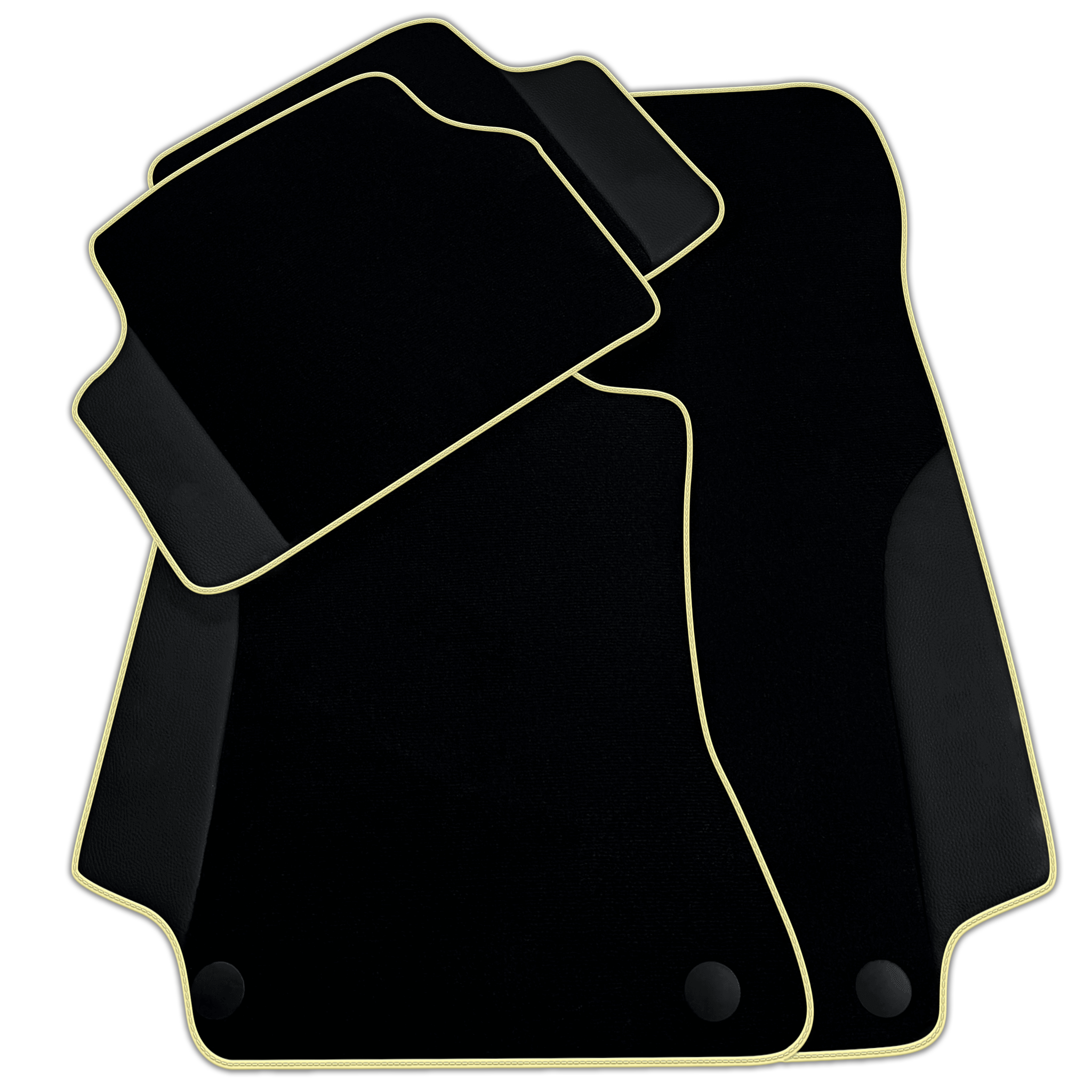 Customizable Black Floor Mats For Mercedes Benz C-Class C205 Coupe (2015-2018)