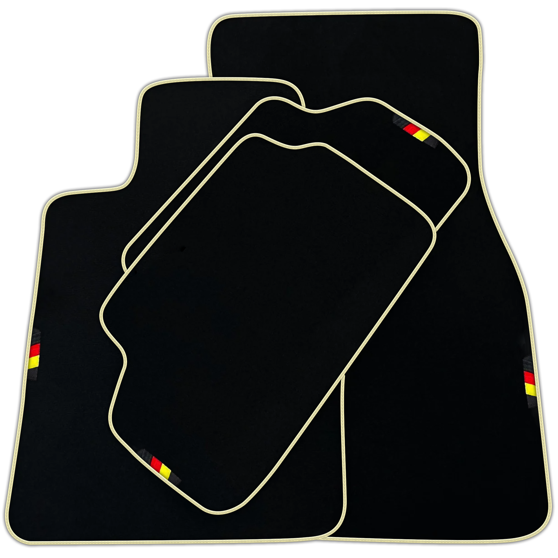 Black Floor Mats For BMW X6 Series E71 Germany Edition | Various Trim Colors