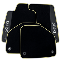 Black Floor Mats for Aston Martin DBX707 (2022-2026) SUV707 (2022-2026) SUV with Leather