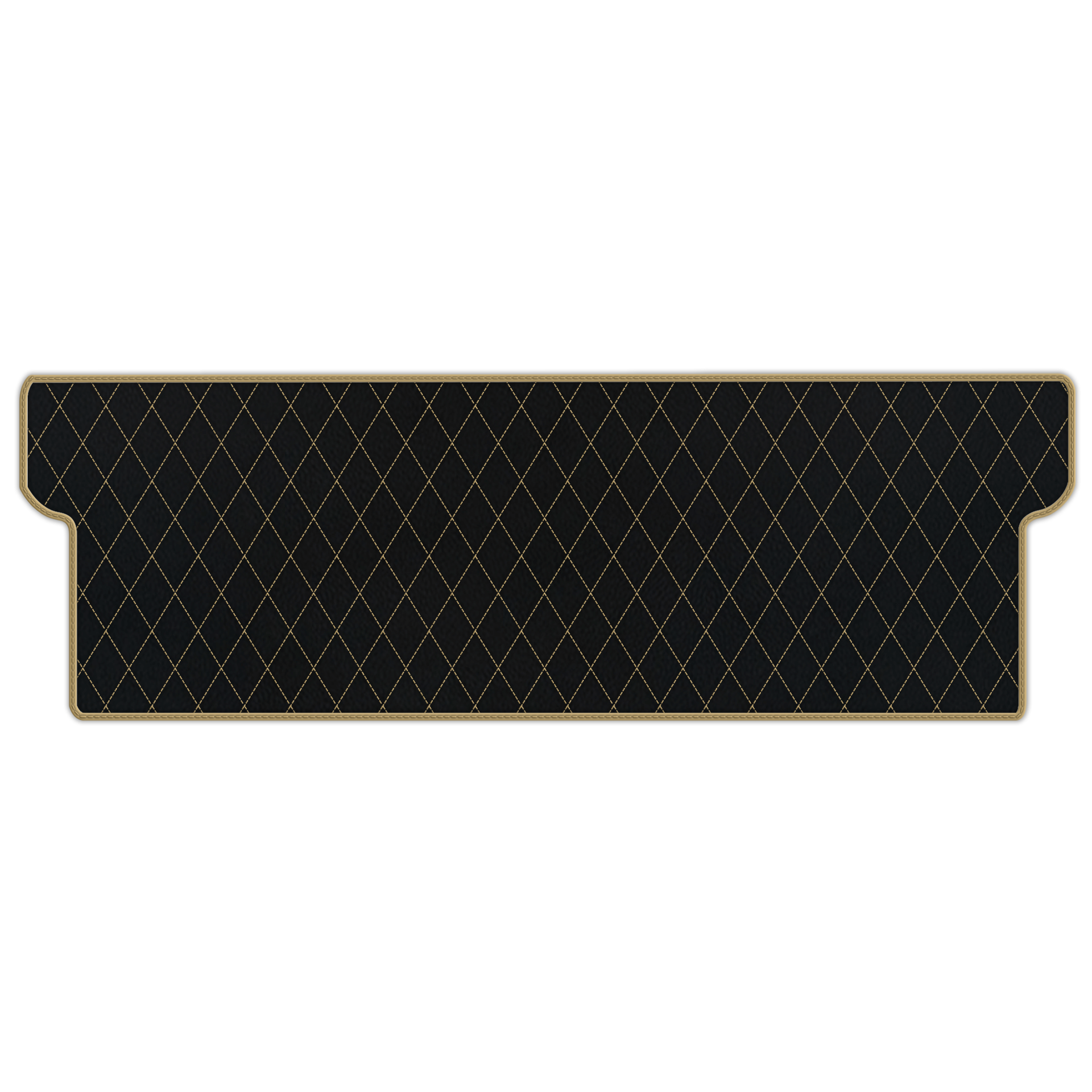 Customizable Leather Trunk Floor Mats with Double Diamond Pattern for Ferrari Dino GT4 (1973-1979) - AutoWin