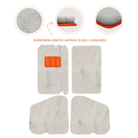 Premium Sheepskin Floor Mats for Rolls-Royce Shadow (1965-1977)