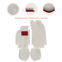 Sheepskin Floor Mats for Porsche 911 - 964 (1989-1994) - Sheepskin Length, Various Color Options