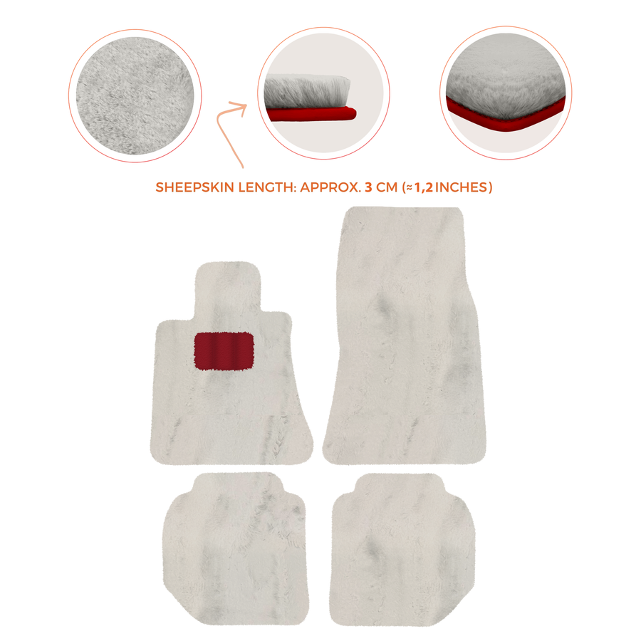 Luxury Sheepskin Floor Mats for Rolls-Royce Ghost Series I (2010-2014)