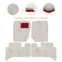 Premium Sheepskin Floor Mats for Range Rover Sport L460 (2022-2024)
