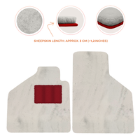 Premium Sheepskin Floor Mats for Lamborghini Aventador (2012-2022)