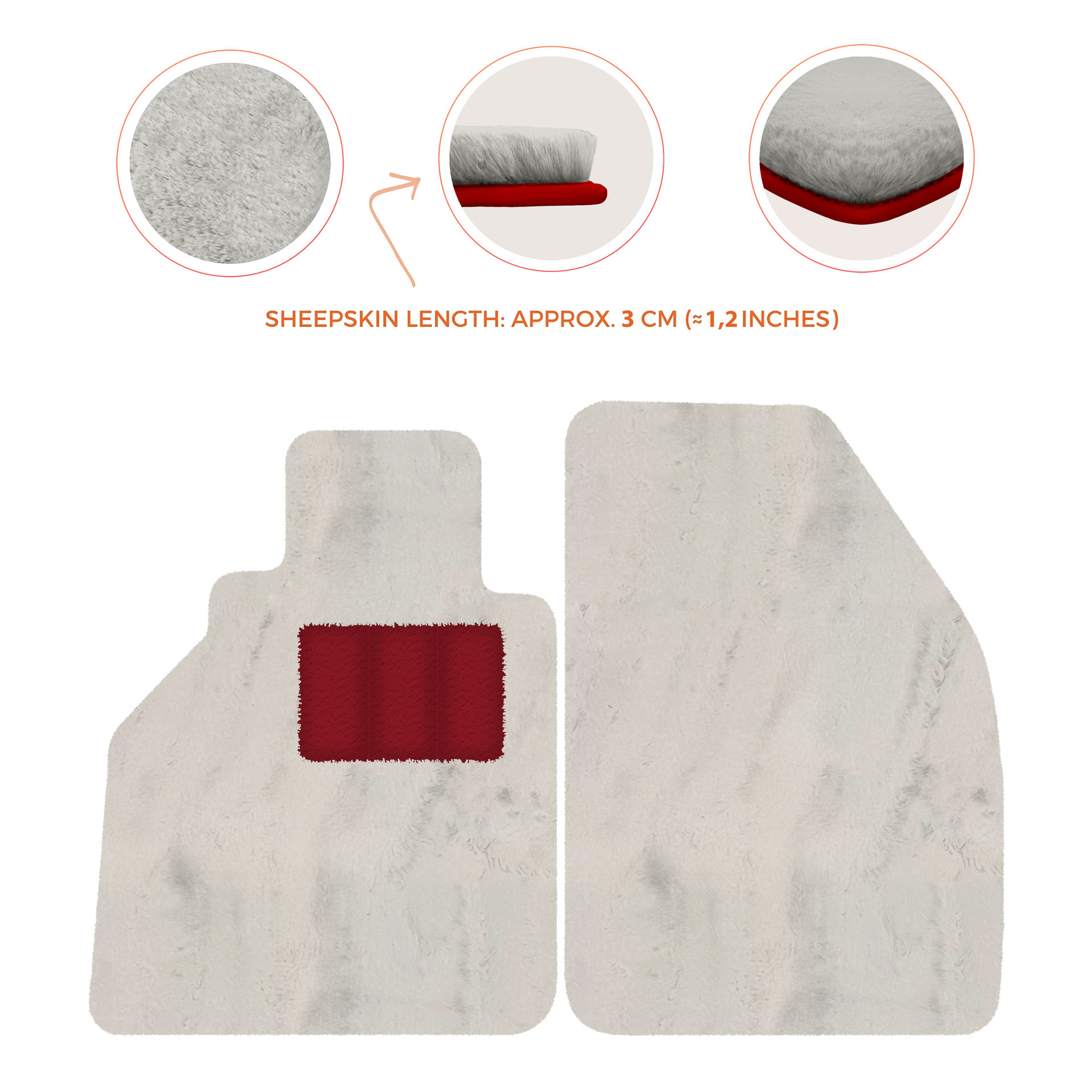 Dark Blue Floor Mats for Porsche 986 Boxster (1996-2004) with Leather - AutoWin