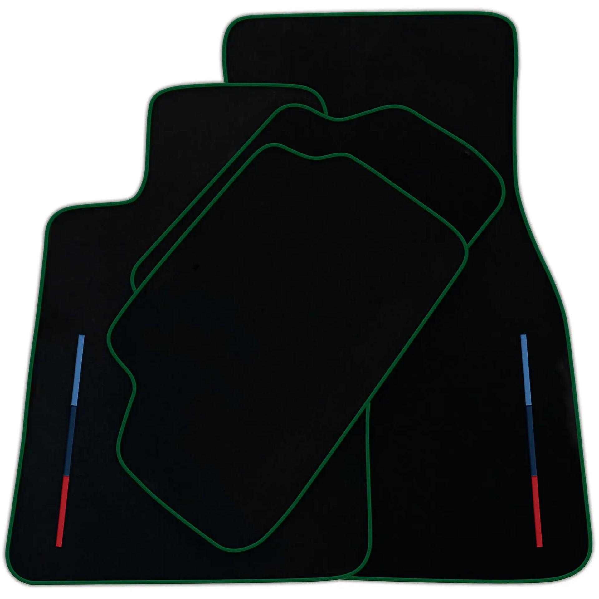 Black Floor Mats For BMW 3 Series F30 Tailored Set Perfect Fit | Various Trim Colors