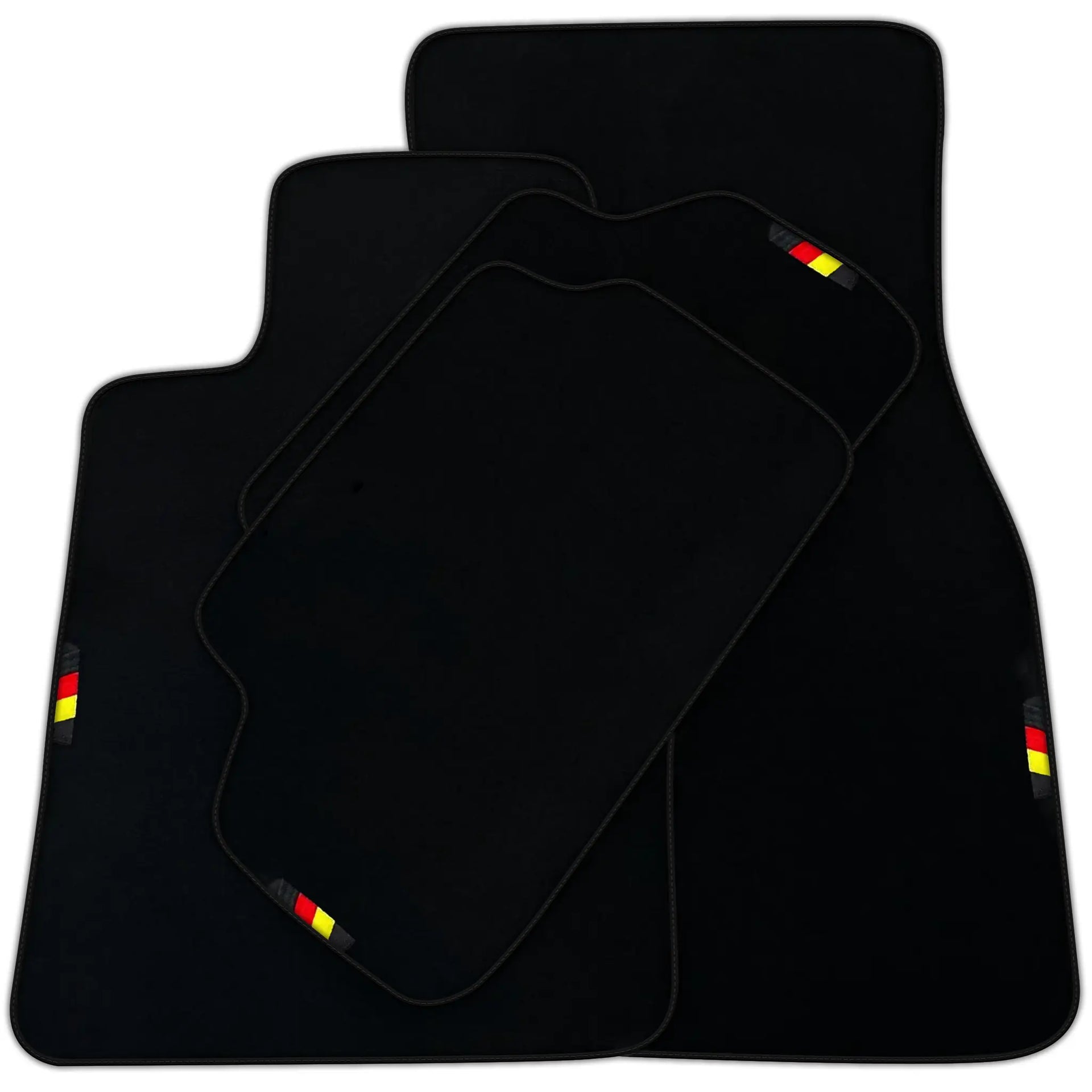 Black Floor Mats For BMW 5 Series F10 Germany Edition | Various Trim Colors