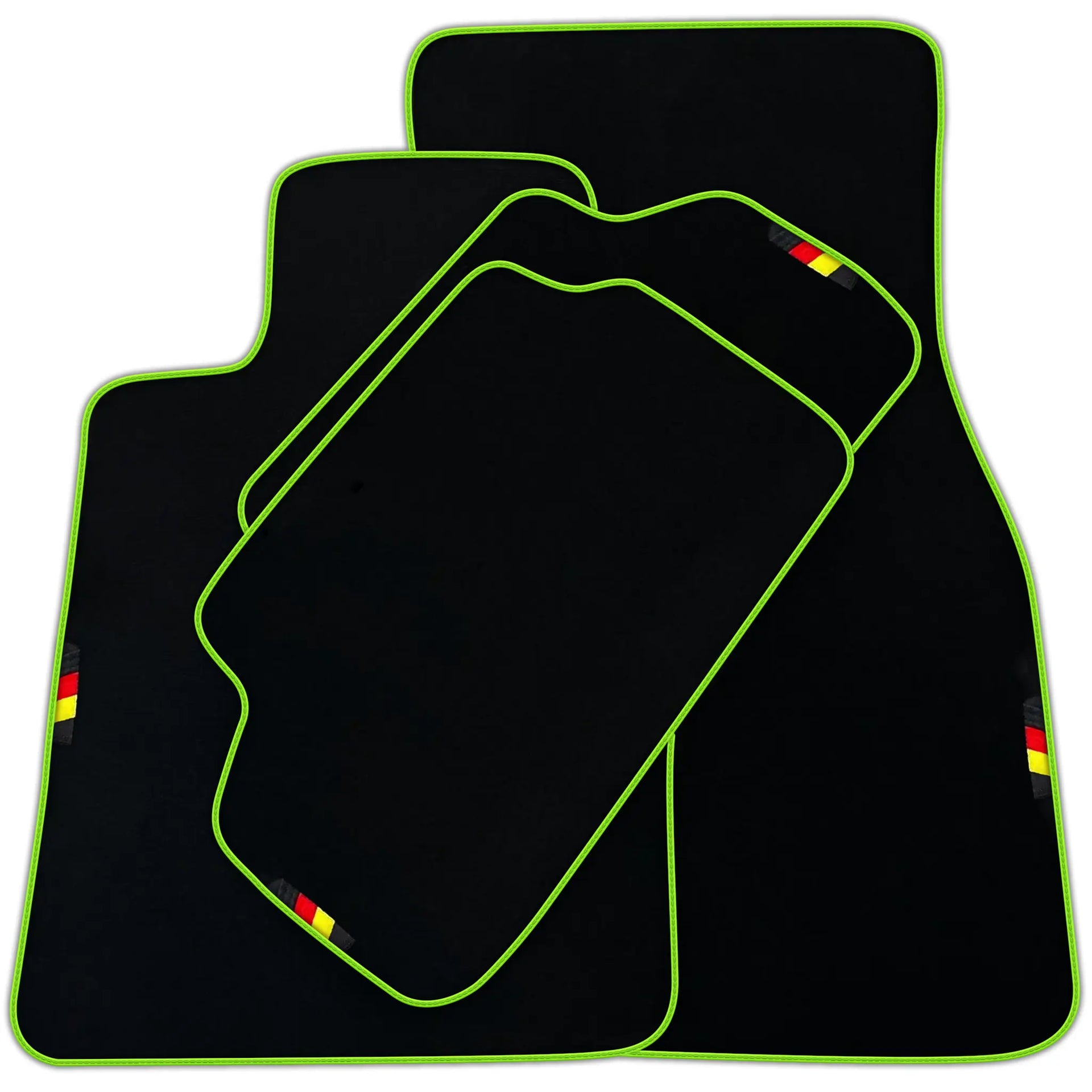Black Floor Mats For BMW M3 F80 Series Germany Edition AutoWin Brand | Various Trim Colors