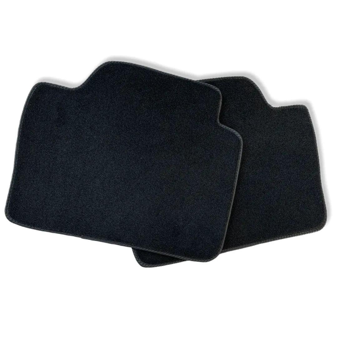 Black Floor Mats For BMW X1 Series F48 With Color Stripes Tailored Set Perfect Fit - AutoWin