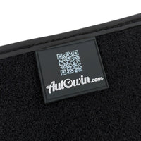 Black Floor Mats for BMW U06 (2022-2026) | Green Leather Borders