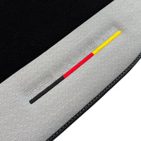 Black Floor Mats for BMW U06 (2022-2026) with Gray Leather