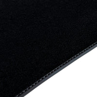 Black Floor Mats for BMW M5 G90 (2023-2026) Sedan with Gray Leather