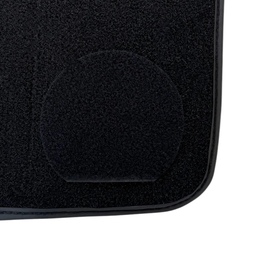 Black Floor Mats for BMW F74 Gran Coupe (2025-2026) with Green Leather ER56 Performance