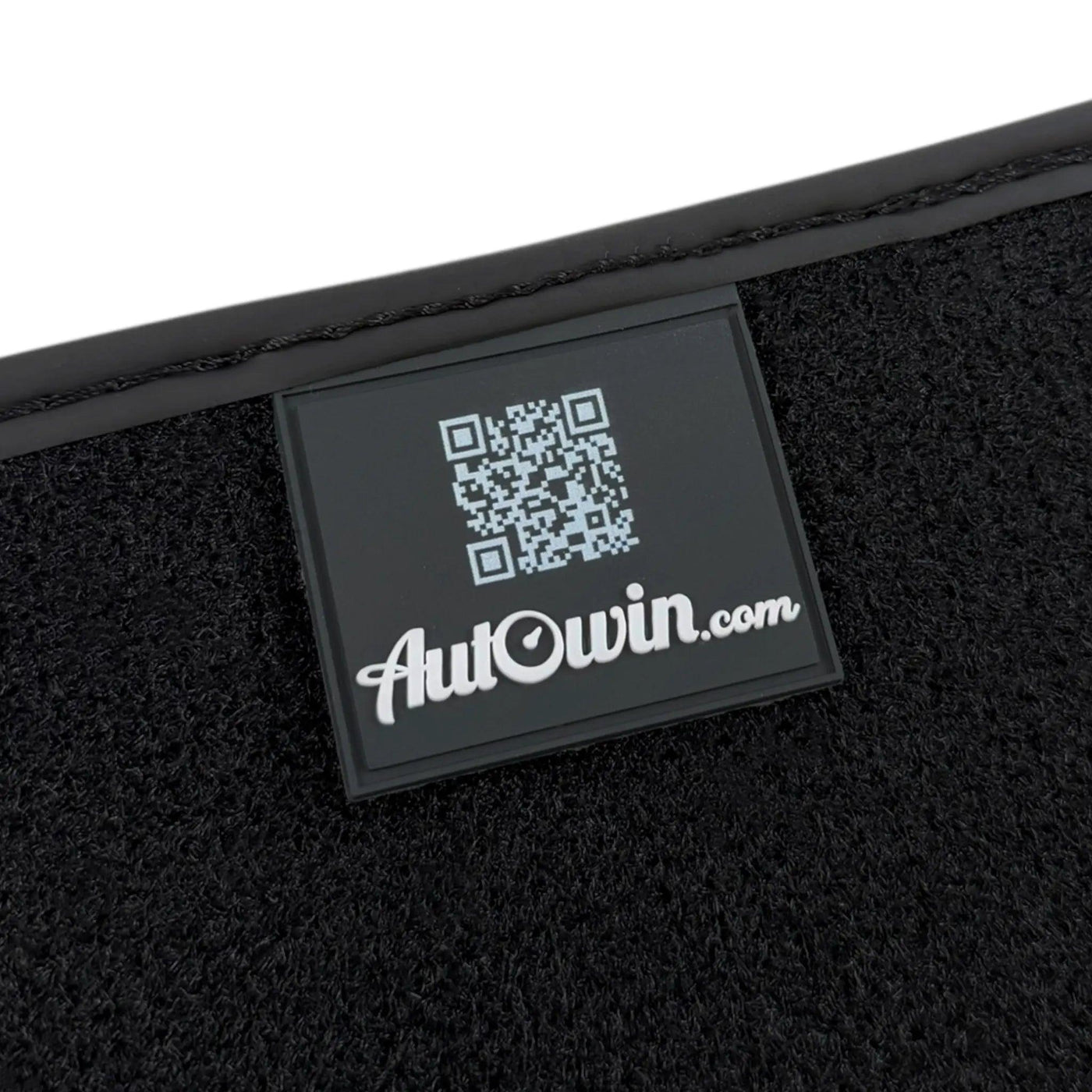 Black Floor Mats for BMW G61 (2023-2026) Touring with Green Leather ER56 Performance