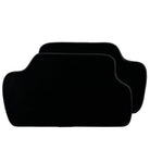Black Floor Mats for Mini Cabrio F57 Convertible (2016-2023) with Leather - AutoWin