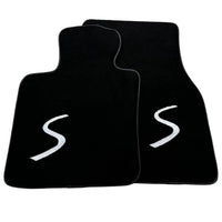 Black Floor Mats for Mini Cabrio R52 Convertible (2004-2009) - AutoWin