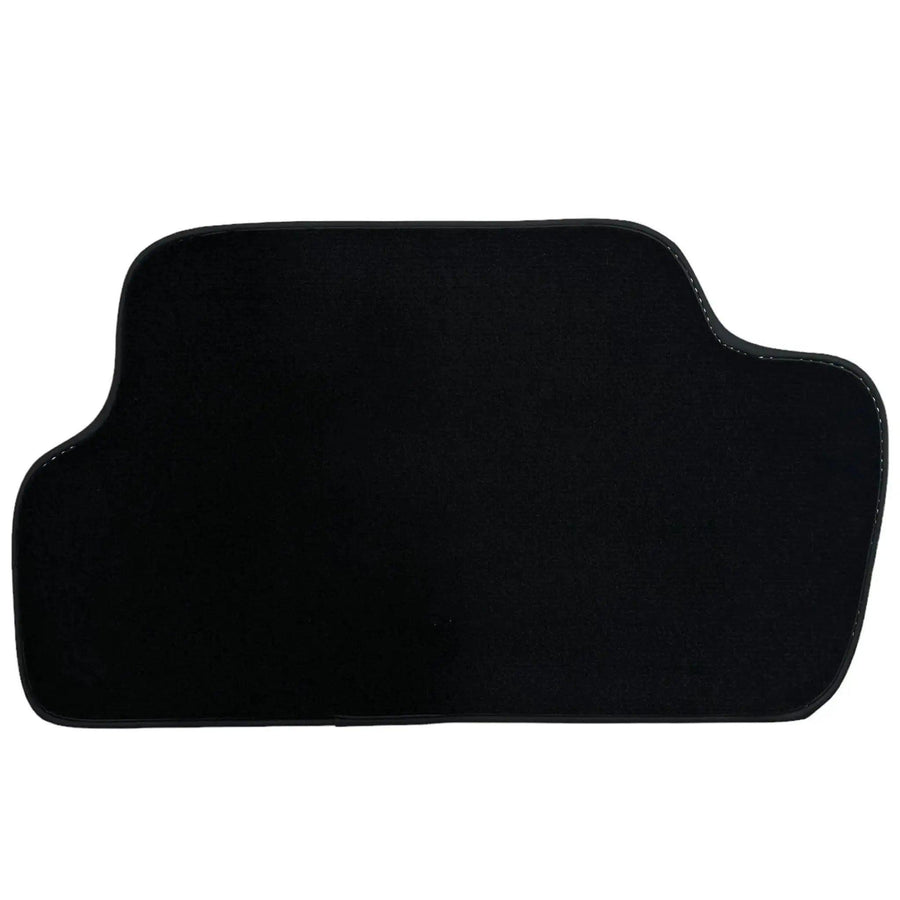 Black Floor Mats for Mini Clubman R55 (2007-2015) with Leather - AutoWin