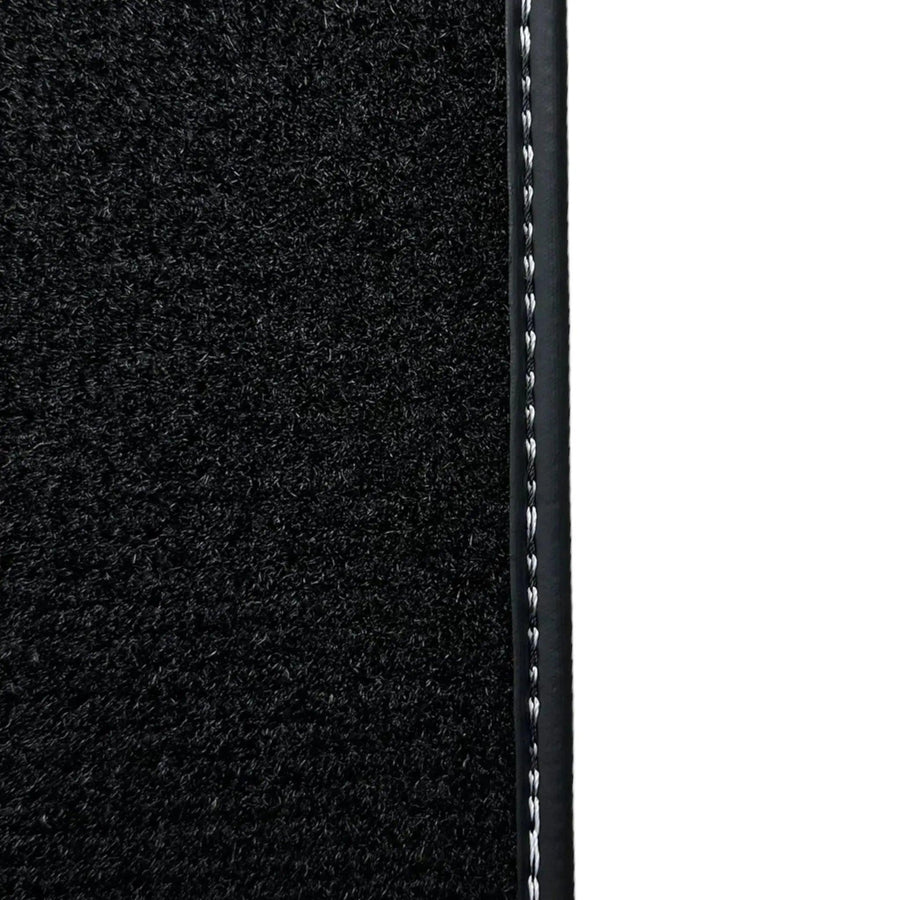 Black Floor Mats for Mini Countryman F60 (2017-2023) with Leather - AutoWin
