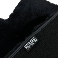 Black Sheepskin Floor Mats For Mercedes Benz A-Class W177 Hatchback AMG (2018-2023) | ER56 Design - AutoWin