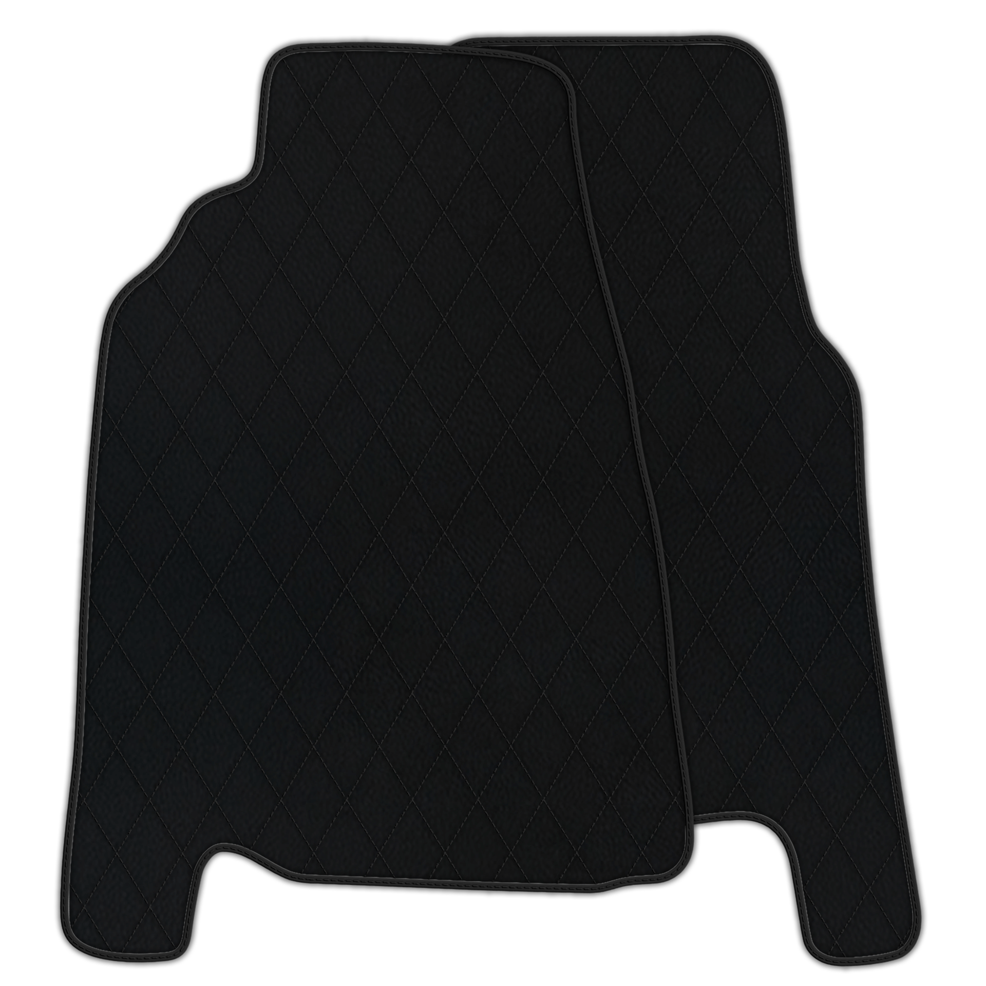 Premium Black Leather Floor Mats for Ferrari 458 Italia (2009-2015)
