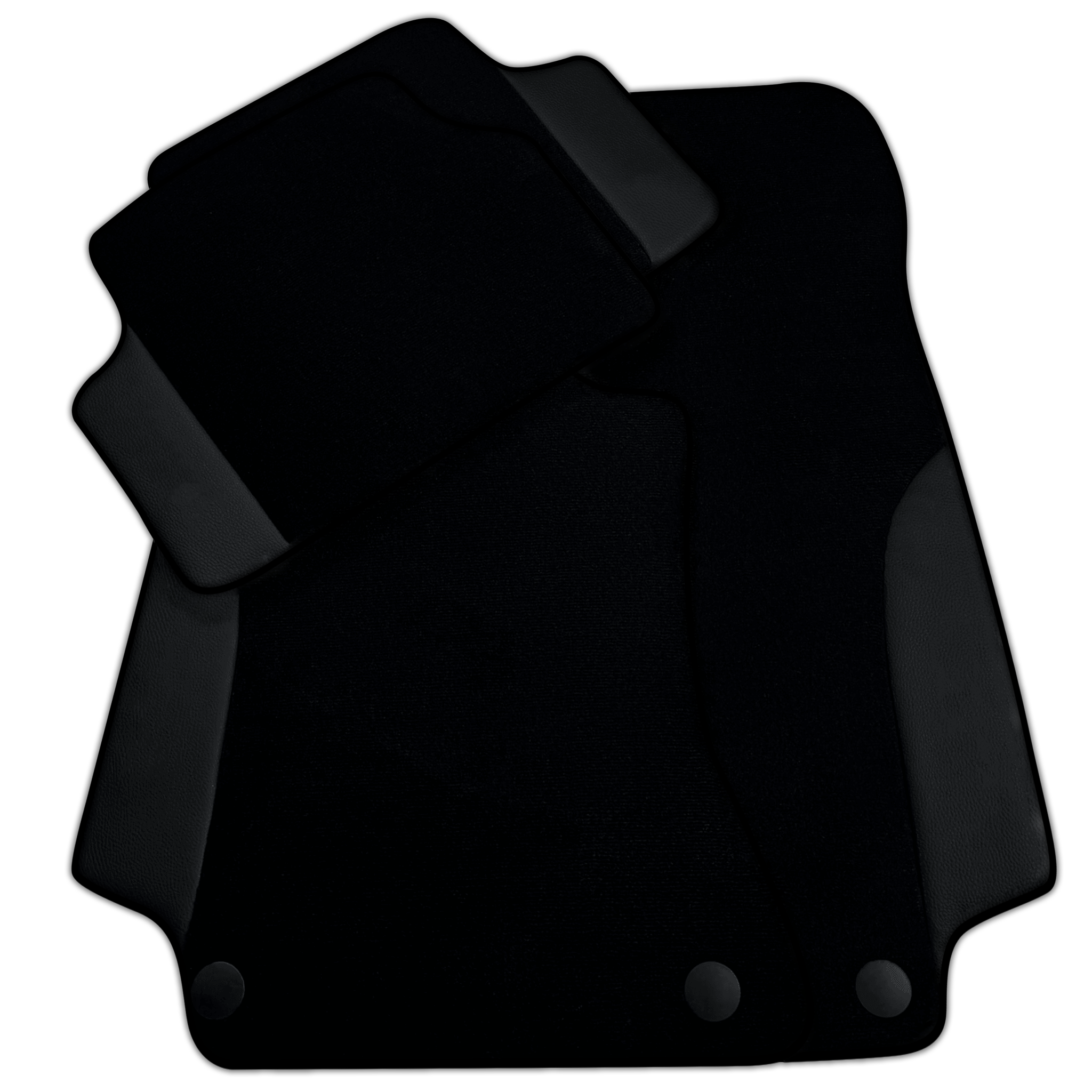 Customizable Black Floor Mats For Mercedes Benz C-Class C205 Coupe (2015-2018)