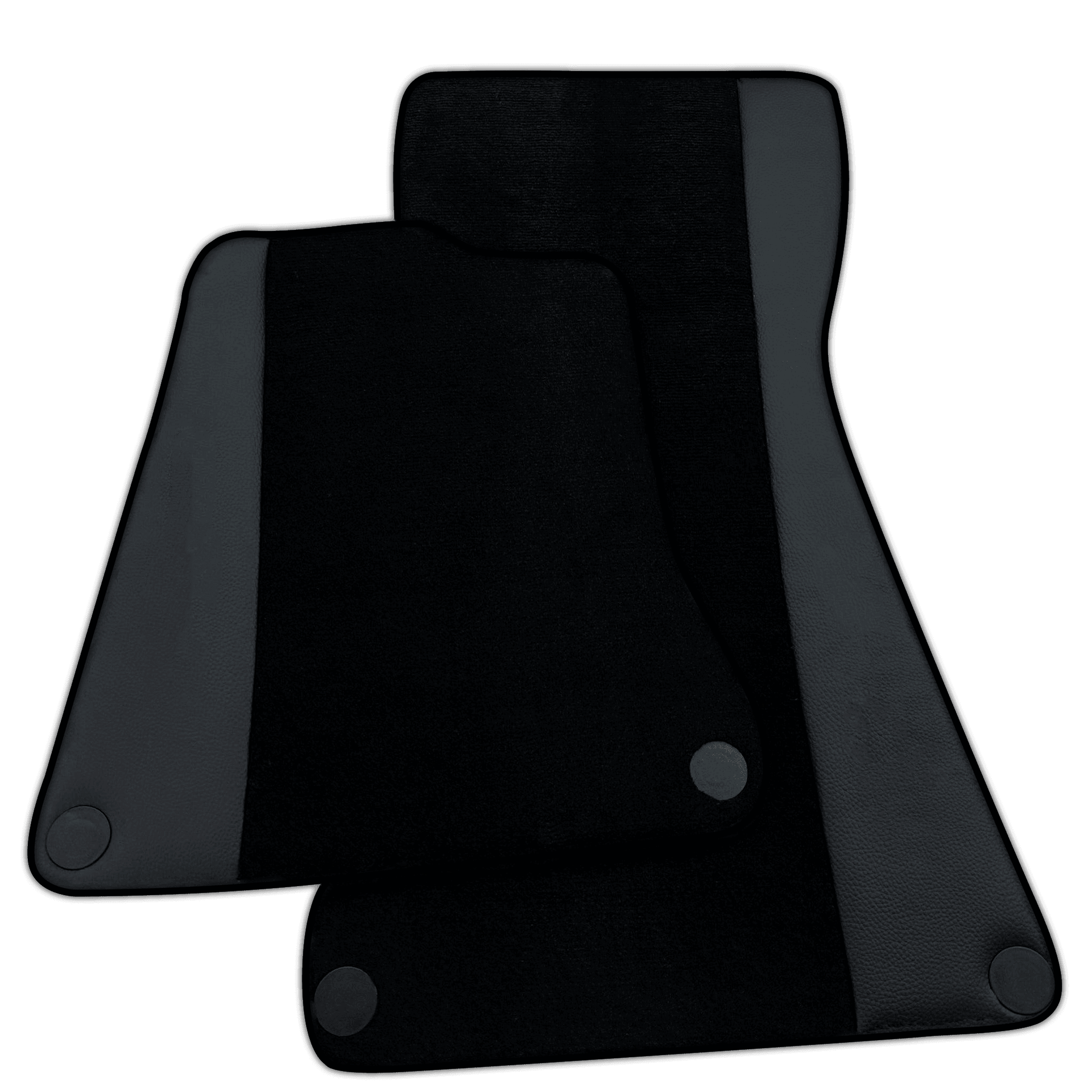 Black Floor Mats for McLaren 570S (2015-2021) with Leather