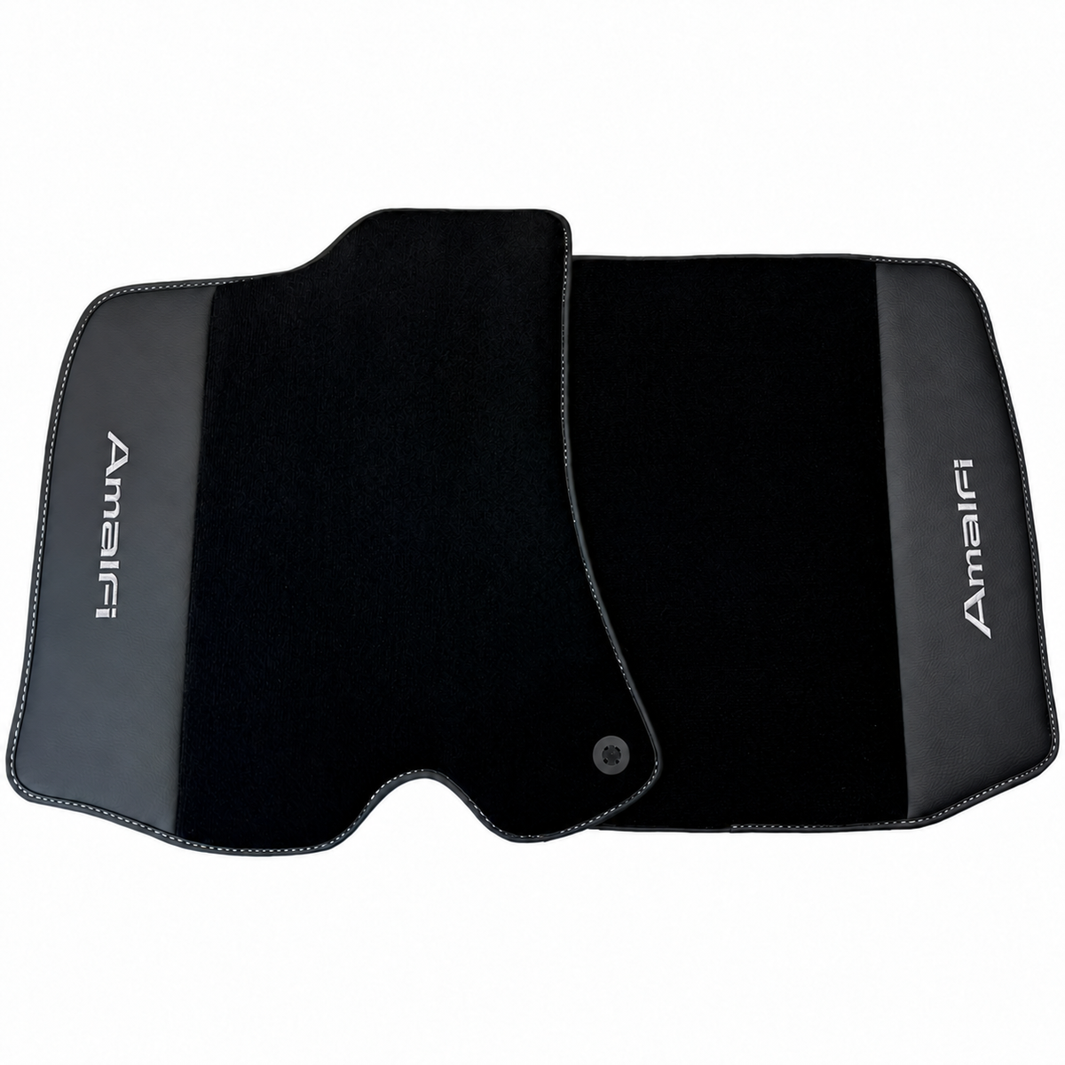 Customizable Leather Trunk Floor Mats with Single Diamond Pattern for Ferrari Roma (2021-2027)