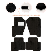 Premium Sheepskin Floor Mats for Land Rover Freelander (2007-2012)