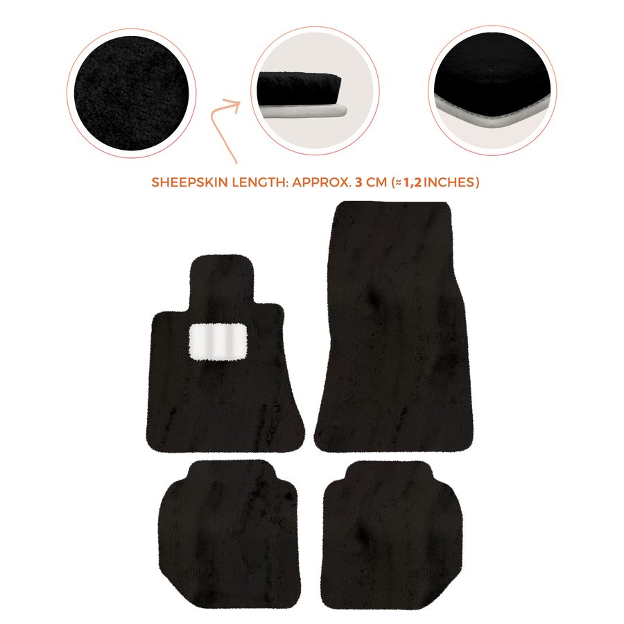 Luxury Sheepskin Floor Mats for Rolls-Royce Ghost Series I (2010-2014)