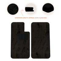 Premium Sheepskin Floor Mats for Aston Martin V8 Virage (1989-1995) Coupe