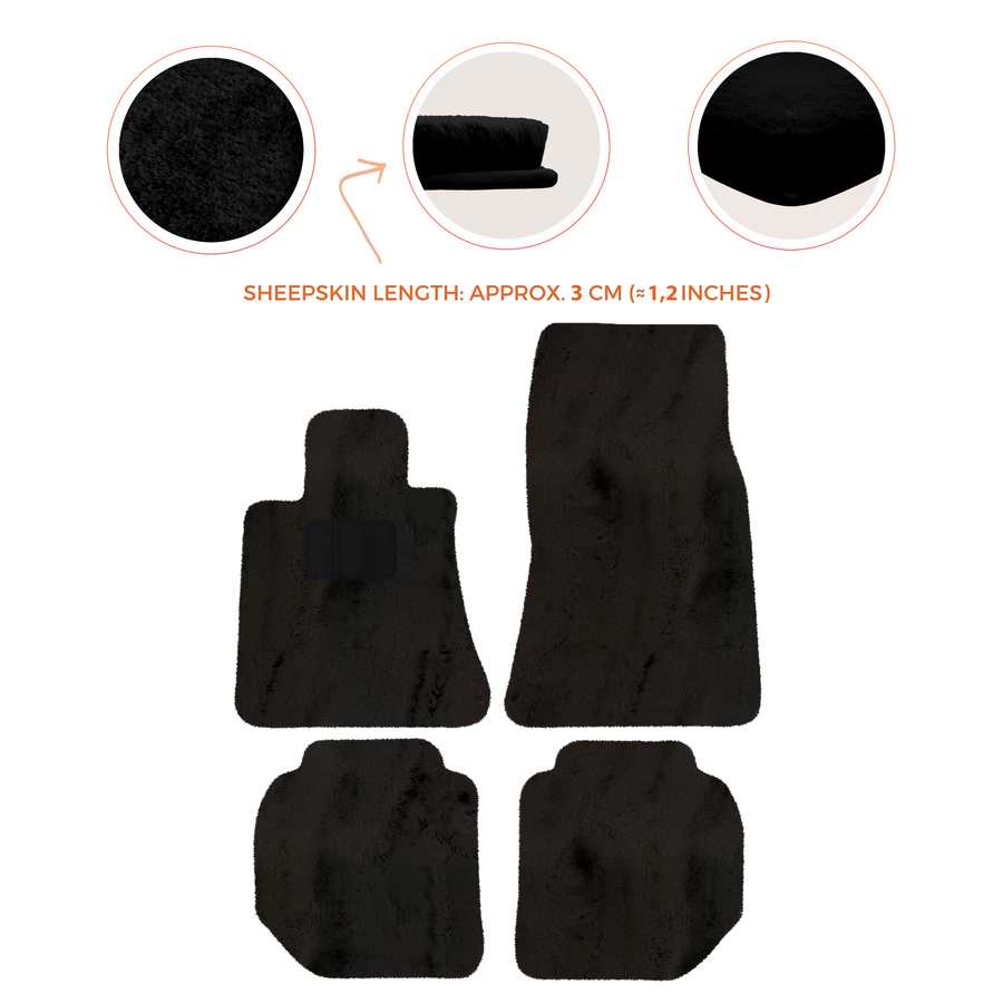 Luxury Sheepskin Floor Mats for Rolls-Royce Ghost Series I (2010-2014)