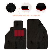 Premium Sheepskin Floor Mats for Porsche 986 Boxster (1996-2004)