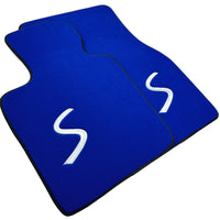 Blue Floor Mats for Mini Cabrio F57 Convertible (2016-2023) - AutoWin