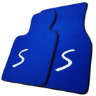 Blue Floor Mats for Mini Clubman F54 (2019-2023) - AutoWin