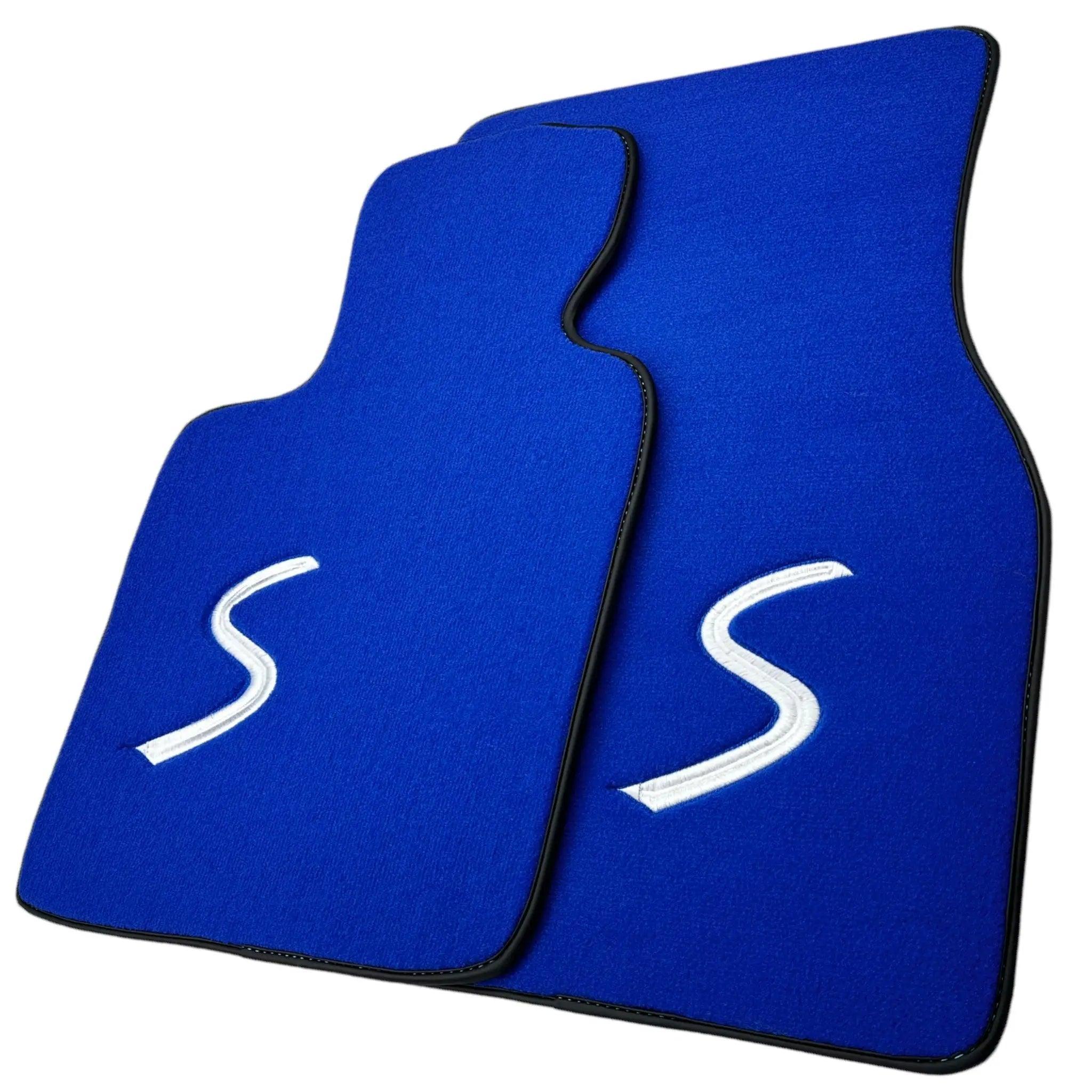 Blue Floor Mats for Mini Clubman F54 (2019-2023) - AutoWin